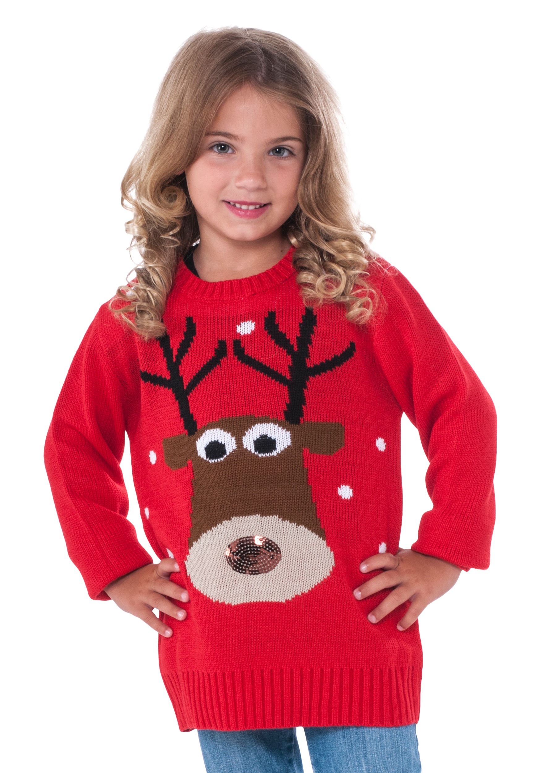 Child Reindeer Ugly Christmas Sweater