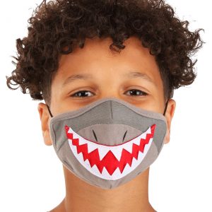 Child Shark Sublimated Face Mask