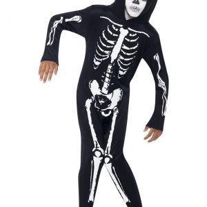 Child Skeleton Jumpsuit Costume