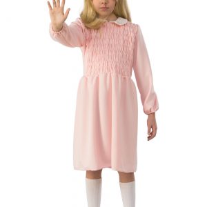 Child Stranger Things Eleven Long Sleeve Dress Costume