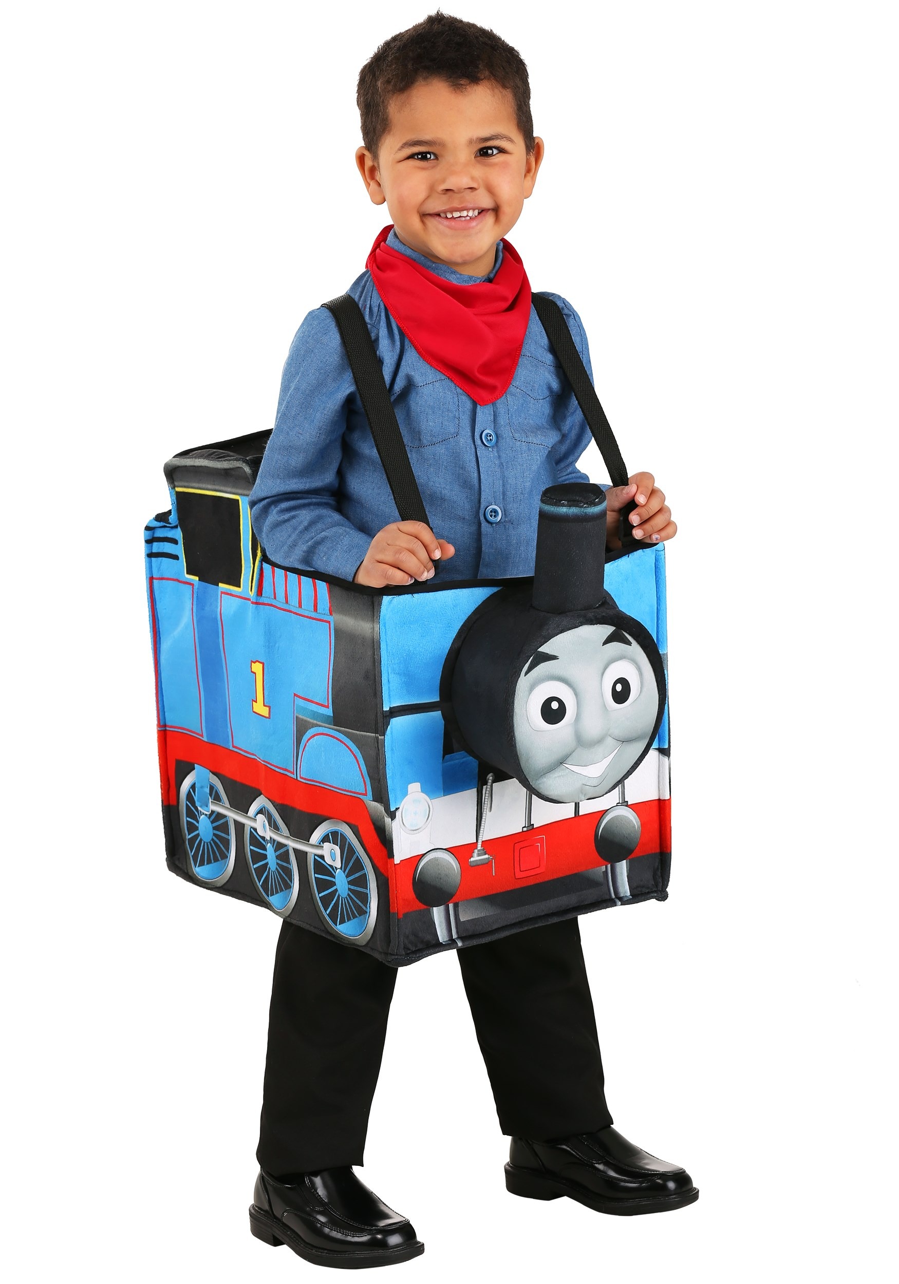 Child Thomas the Train Ride in Costume