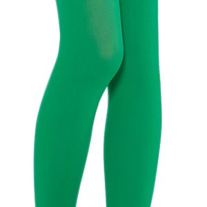 Child's Green Footless Tights
