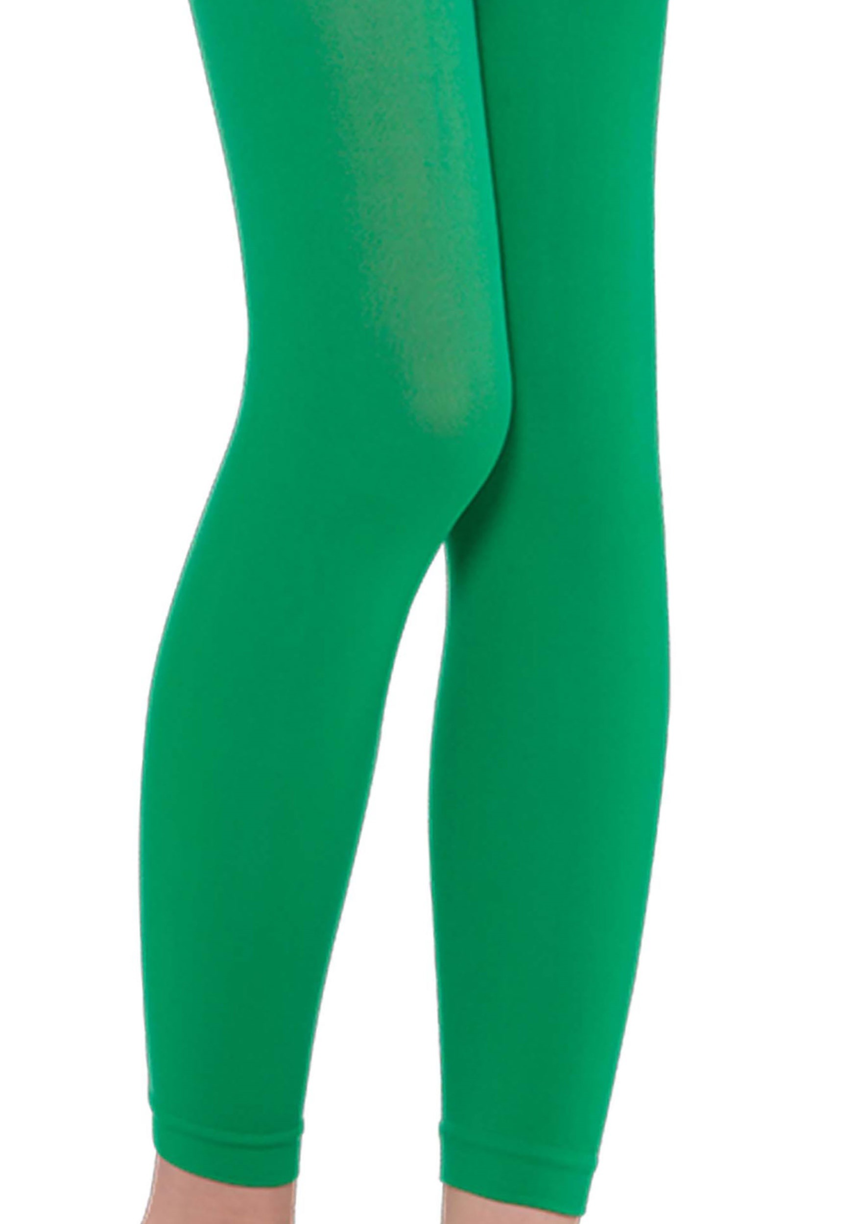 Child’s Green Footless Tights
