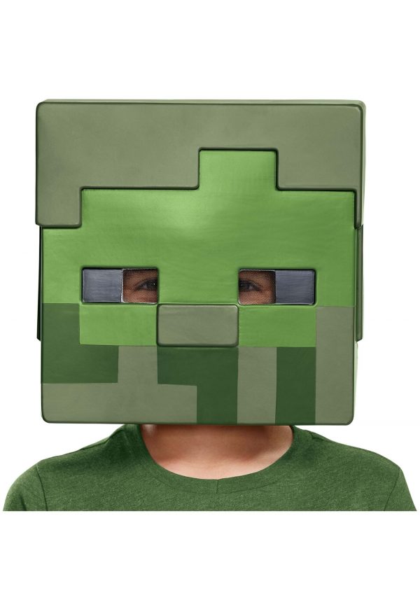 Child's Minecraft Zombie Half Mask