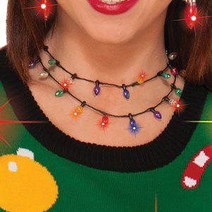Christmas Lights Necklace