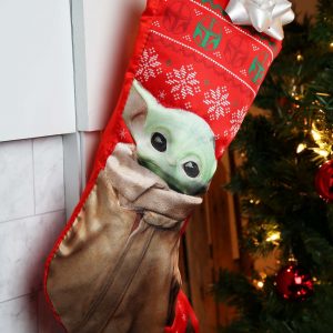 Christmas Star Wars Baby Yoda Stocking