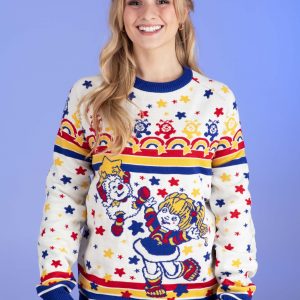 Classic Rainbow Brite Adult Ugly Christmas Sweater