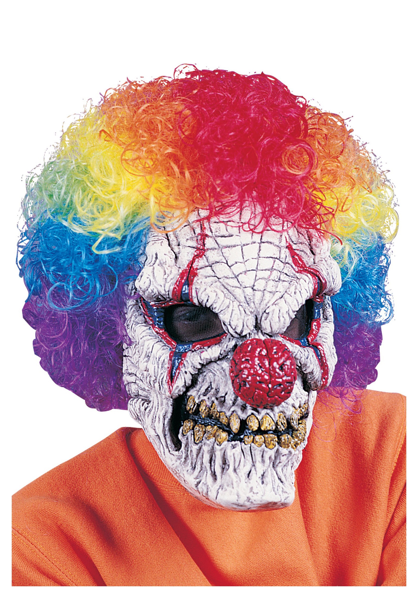 Clown Mask with Wig