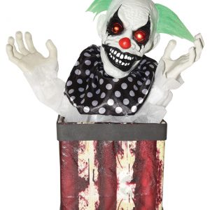 Clown in Box Animated Halloween Decoration