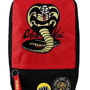 Cobra Kai Embroidered Patches Laptop Backpack