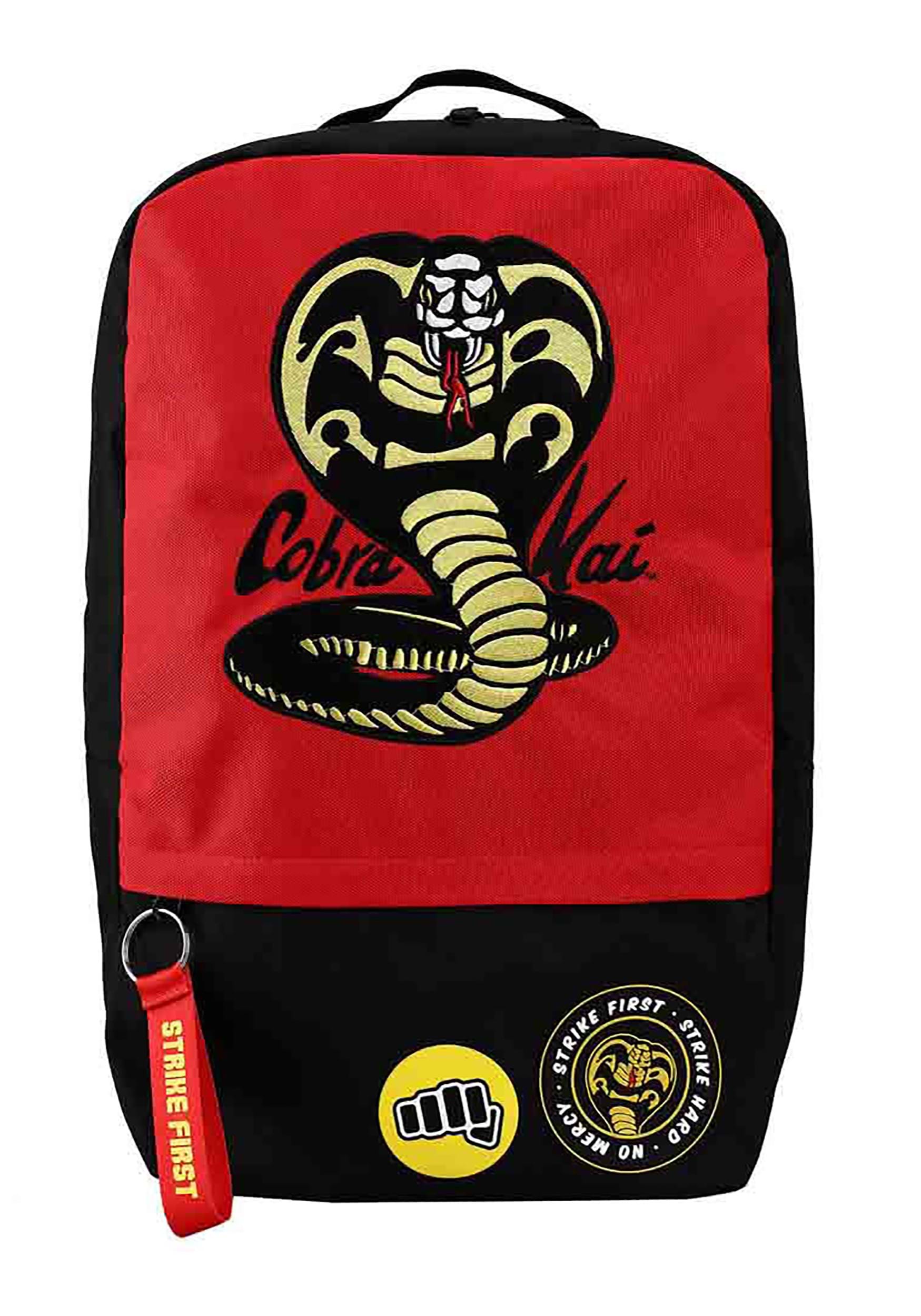 Cobra Kai Embroidered Patches Laptop Backpack