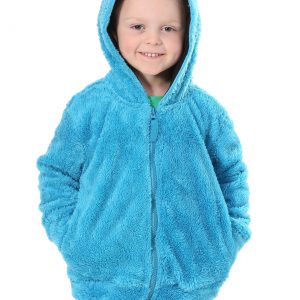 Cookie Monster Sesame Street Faux Fur Unisex Costume Hoodie
