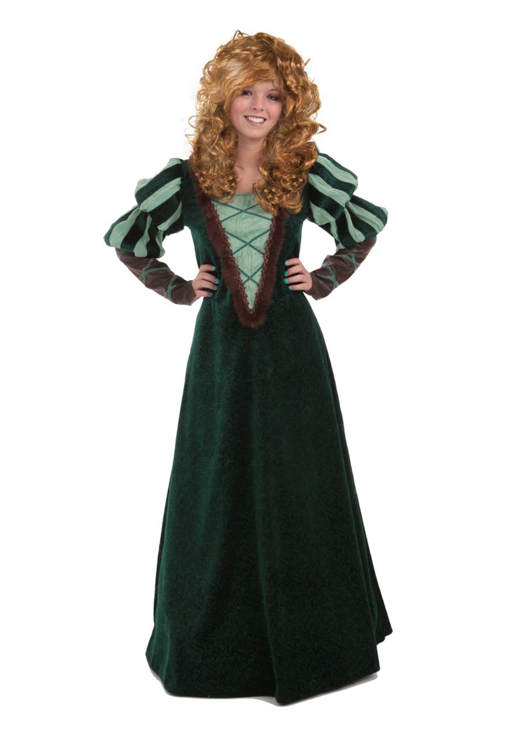 Courageous Forest Princess Costume for Adults