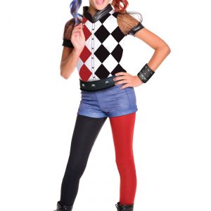 DC Superhero Deluxe Harley Quinn Costume for Girls
