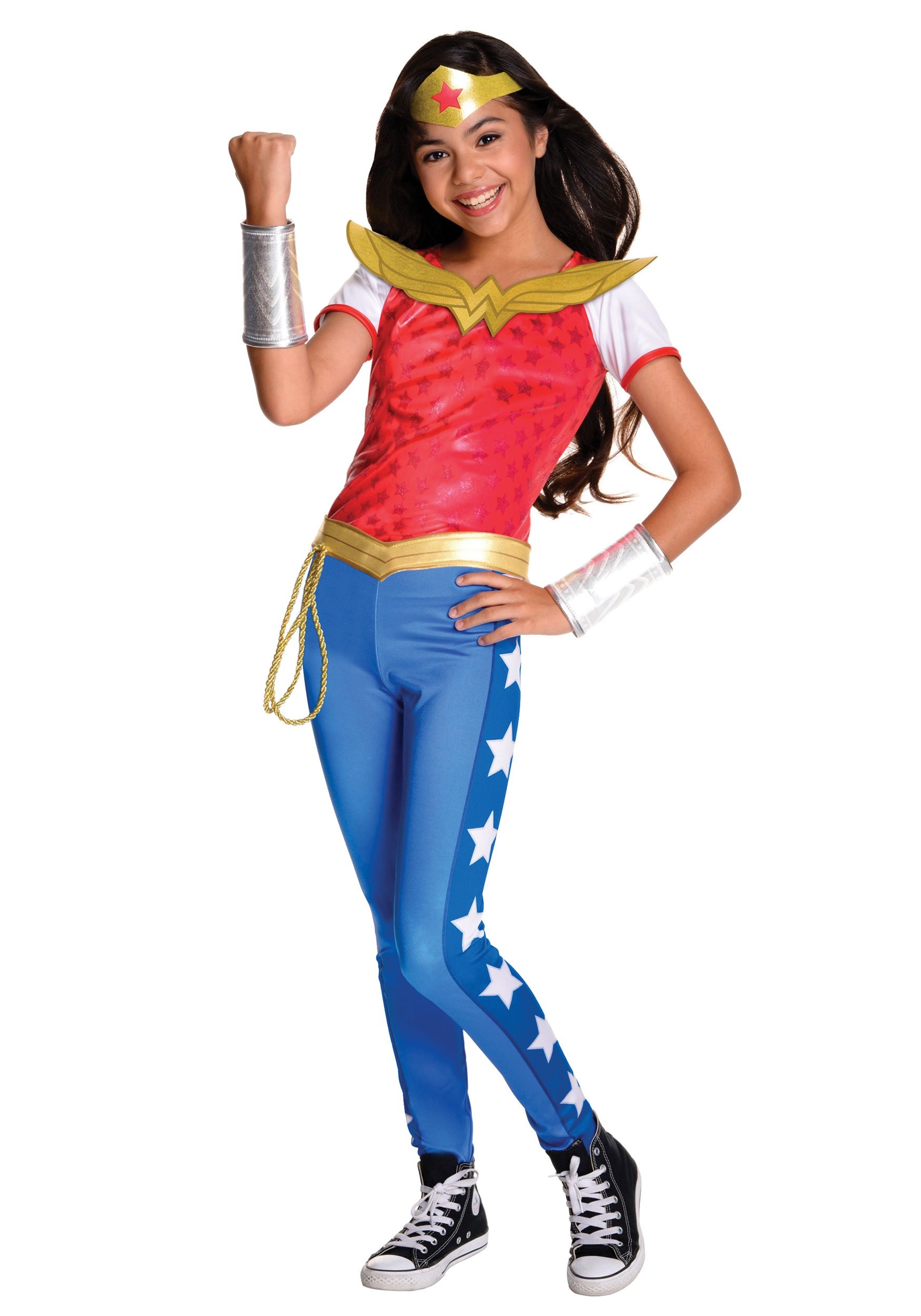 DC Superhero Deluxe Wonder Woman Costume for Girls