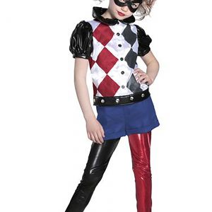 DC Superhero Girl's Premium Harley Quinn Costume