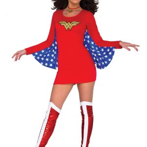 DC Women's Wonder Woman Cape Dress Costume