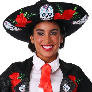 Day of the Dead Adult Sombrero