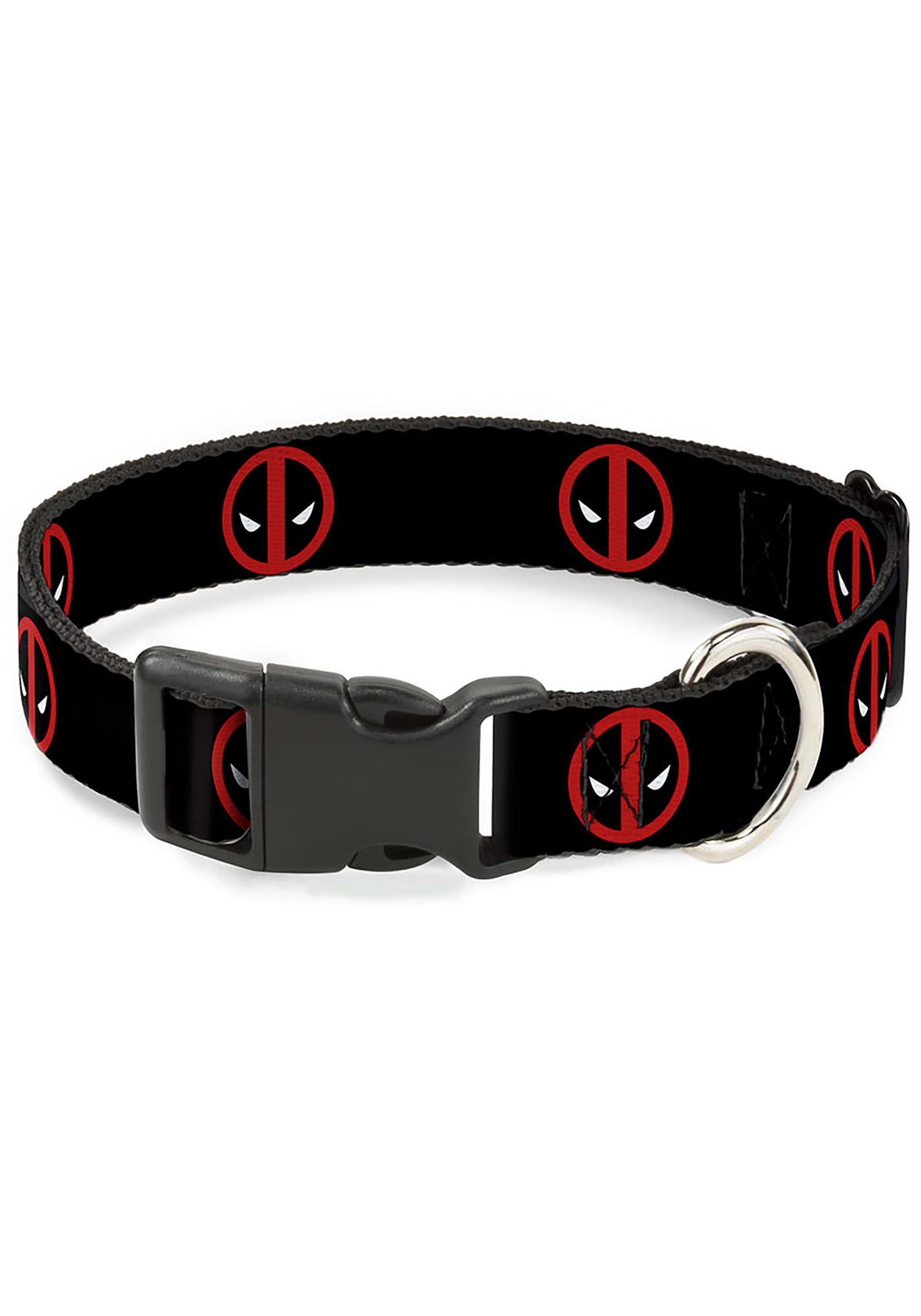 Deadpool Logo Plastic Clip Pet Collar