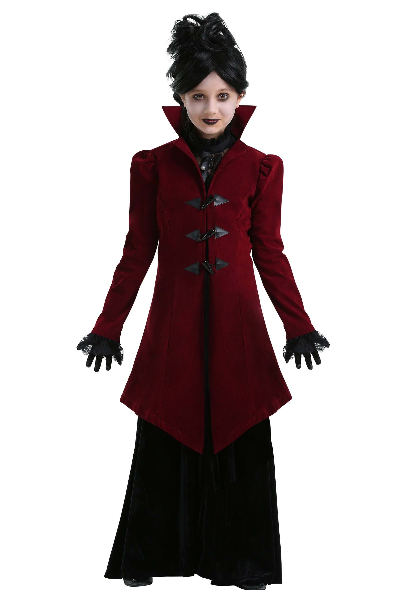 Delightfully Dreadful Vampiress Girls Costume