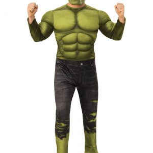 Deluxe Avengers Endgame Men's Incredible Hulk Costume
