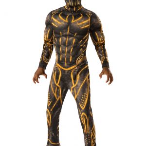 Deluxe Black Panther Killmonger Kids Battle Suit Costume