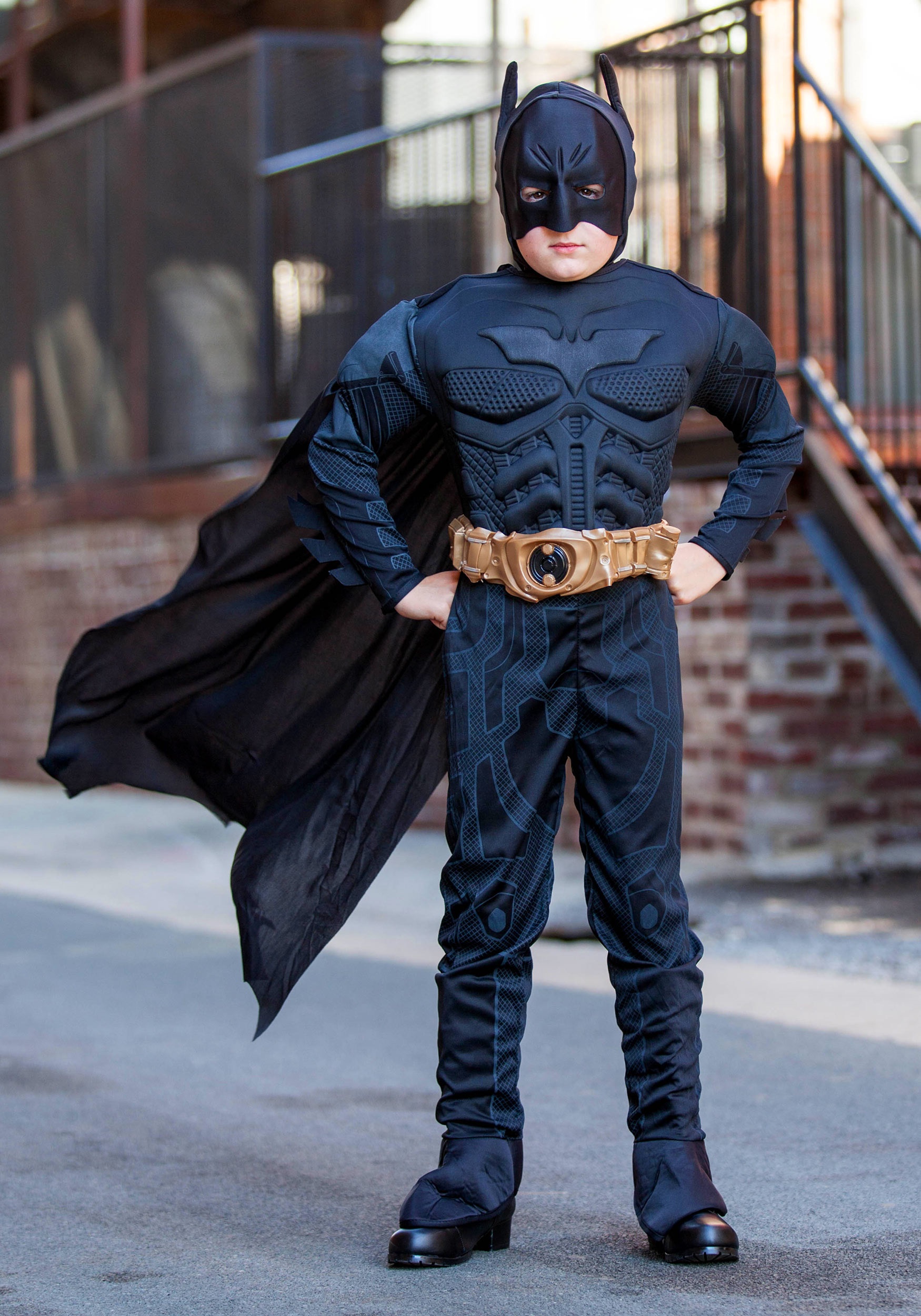 Deluxe Dark Knight Batman Kids Costume