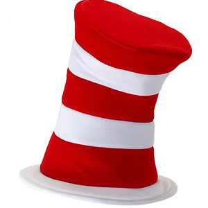 Deluxe Dr. Seuss Cat in the Hat Plush Velboa Costume Hat