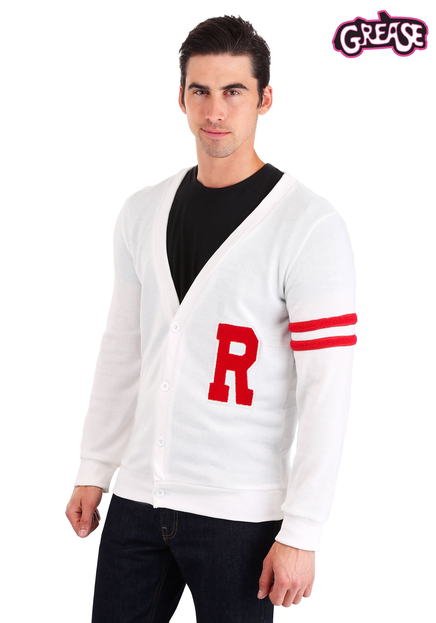 Deluxe Grease Rydell High Men’s Plus Size Letterman Sweater