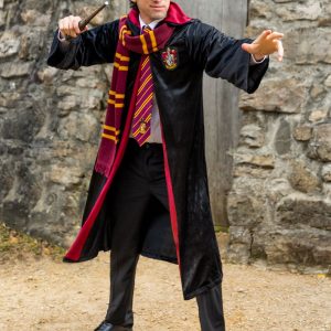 Deluxe Harry Potter Plus Size Adult Gryffindor Robe Costume