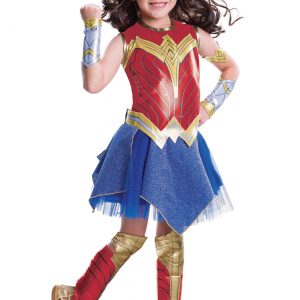 Deluxe Justice League Wonder Woman Girls Costume