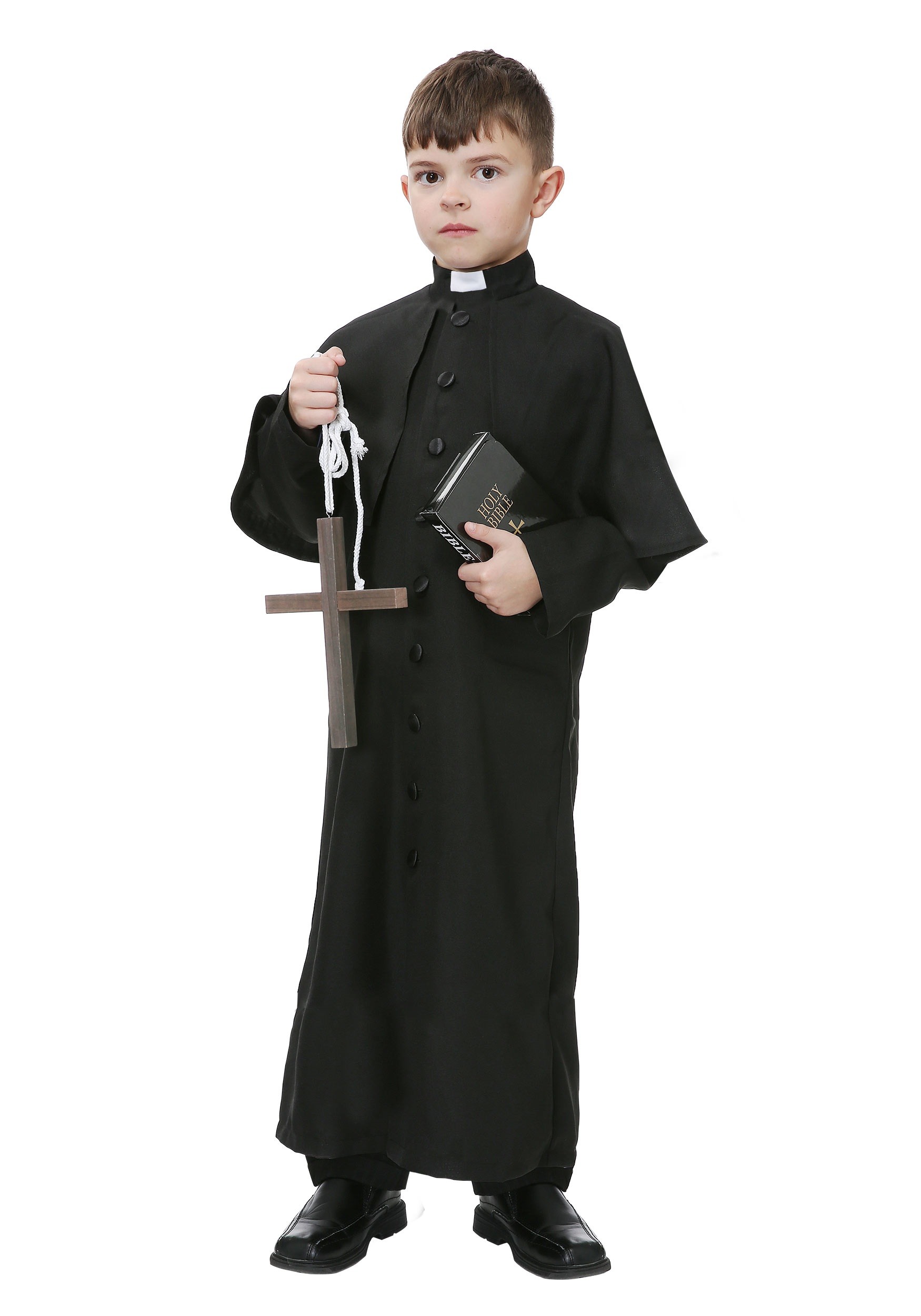 Deluxe Priest Kids Costume