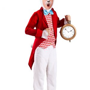 Dignified White Rabbit Costume for Kids