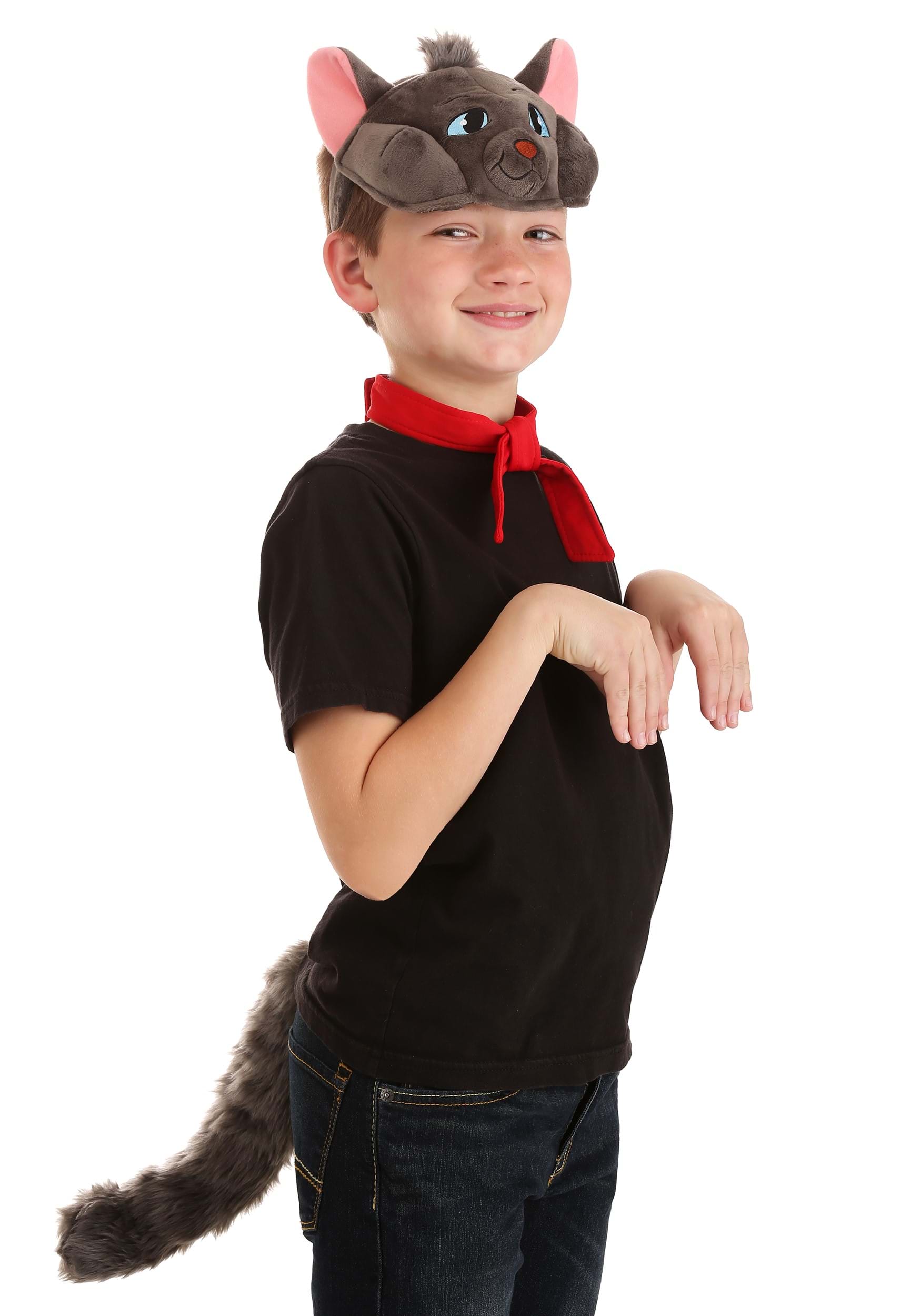 Disney Aristocats Berlioz Plush Headband, Collar & Tail Kit