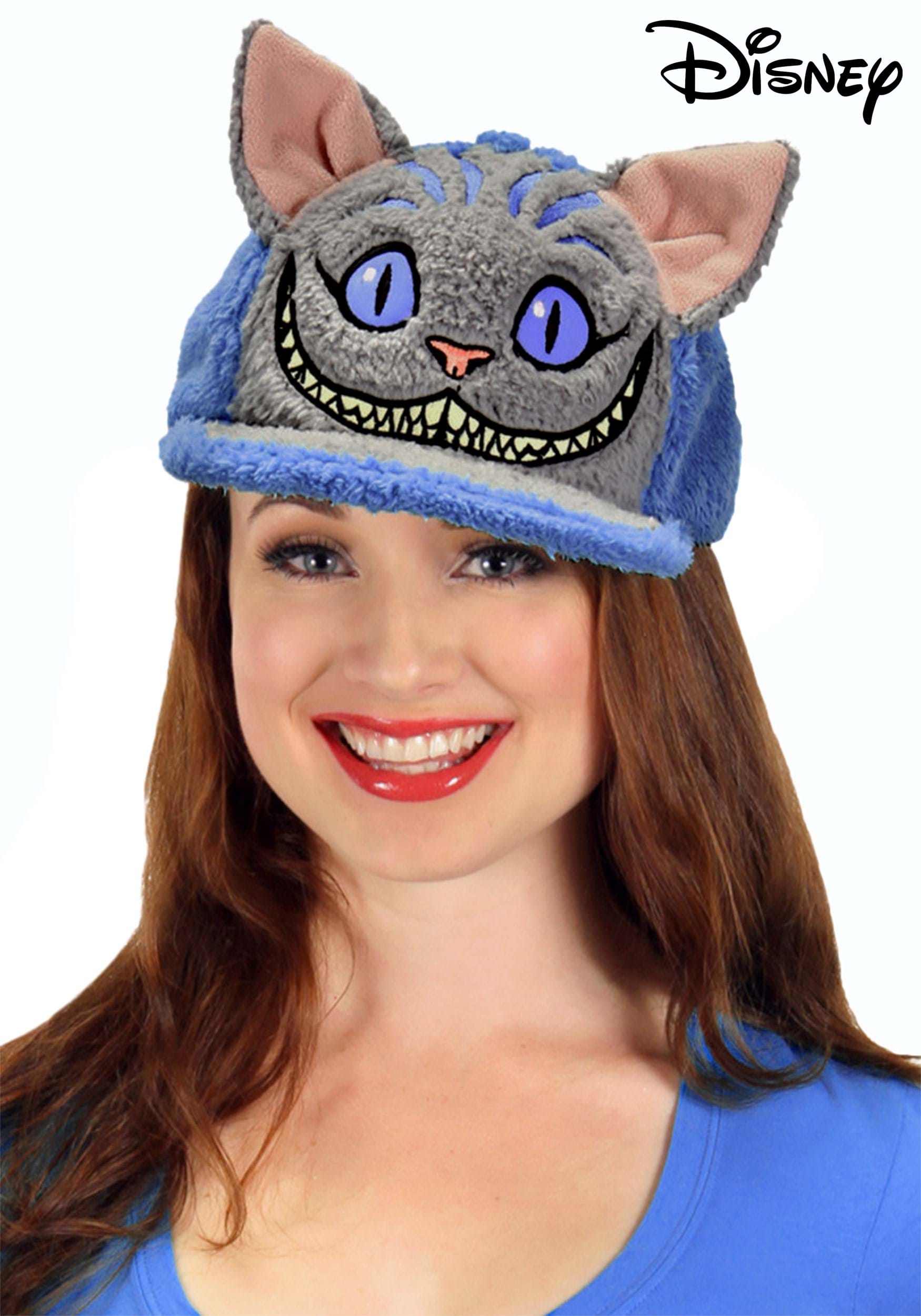 Disney Cheshire Cat Fuzzy Costume Cap