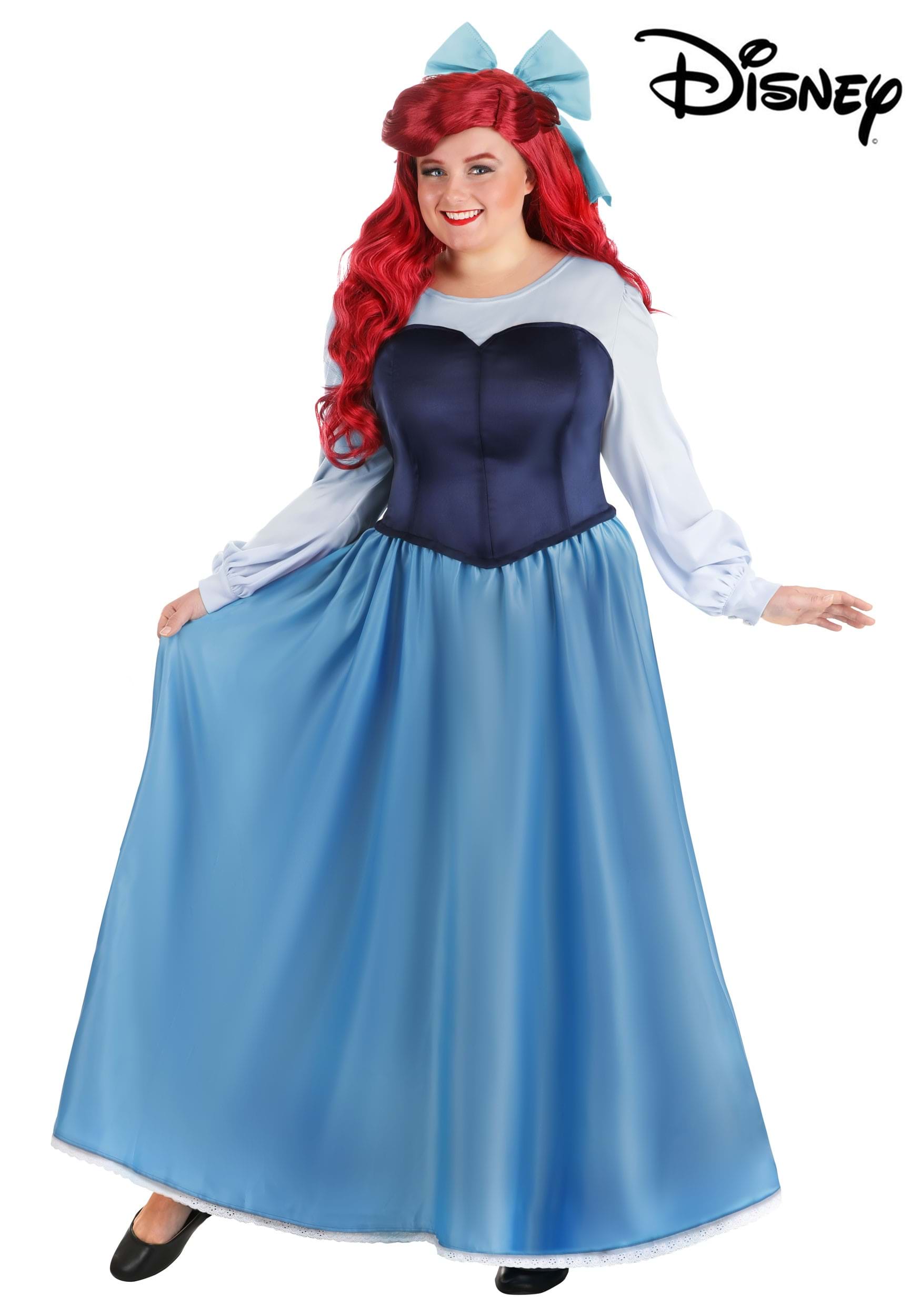 Disney Plus Size Little Mermaid Womens Ariel Costume Dress