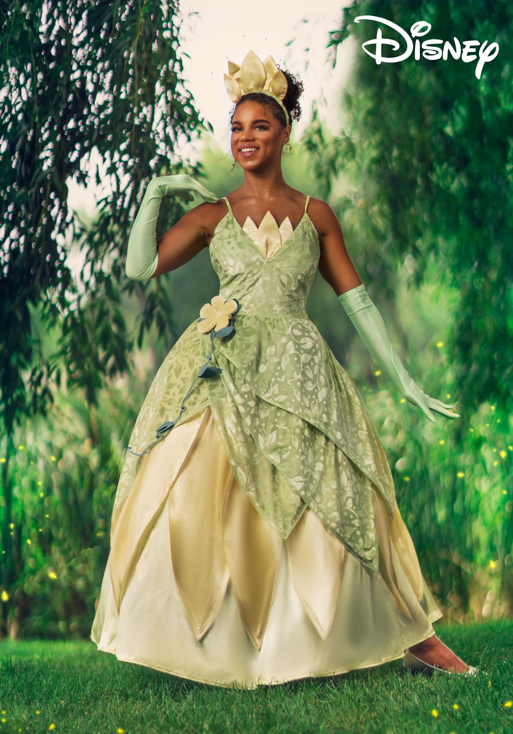 Disney Women’s Princess and the Frog Deluxe Tiana Costume