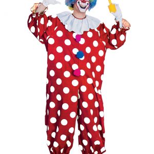Dotted Clown Costume for Adults