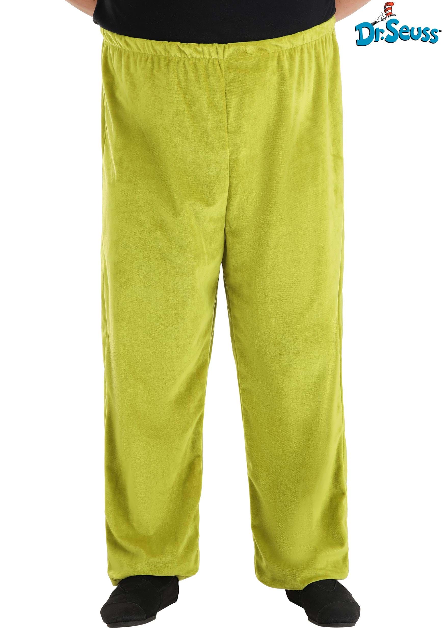 Dr. Seuss Grinch Adult Plus Size Velboa Pants