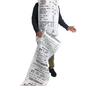 EXS-ively Long Pharmacy Receipt Costume for Adults