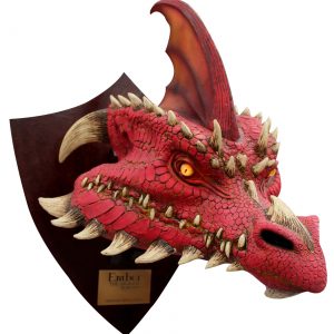 Ember the Red Dragon Trophy Decoration