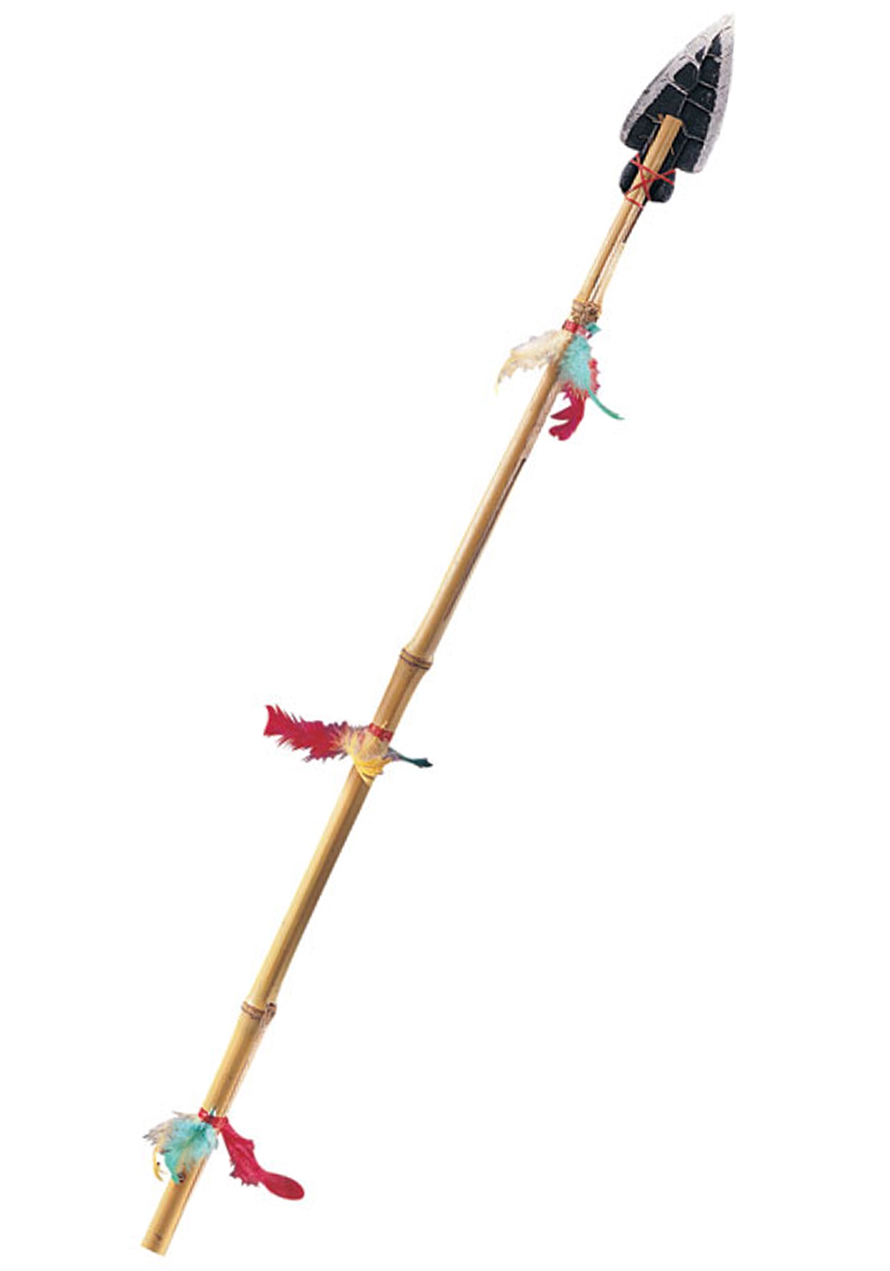 Feathered Wooden Toy Spear