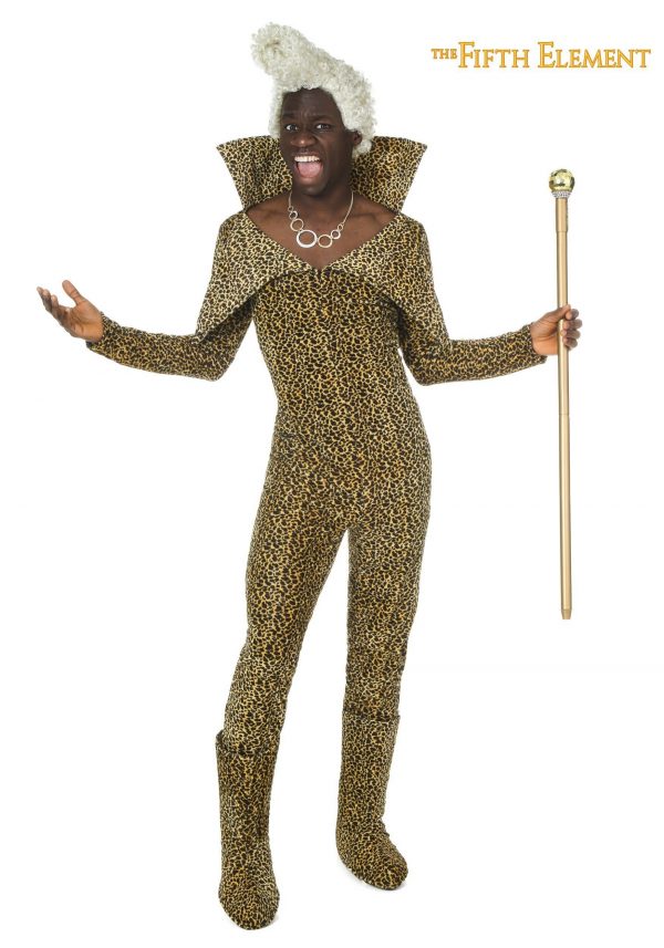 Fifth Element Ruby Rhod Costume with Wig
