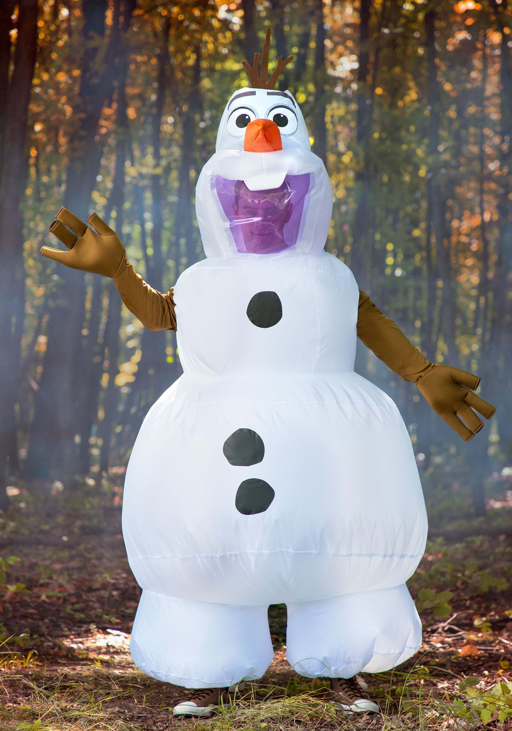 Frozen Adult Olaf Inflatable Costume
