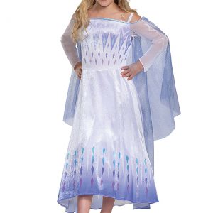 Frozen Snow Queen Elsa Deluxe Costume for Kids
