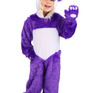 Furry Purple Panda Toddler Costume