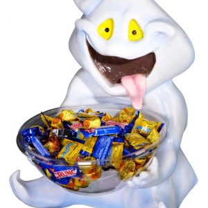 Ghost Candy Bowl Holder Decoration