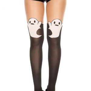 Ghost Print Tights