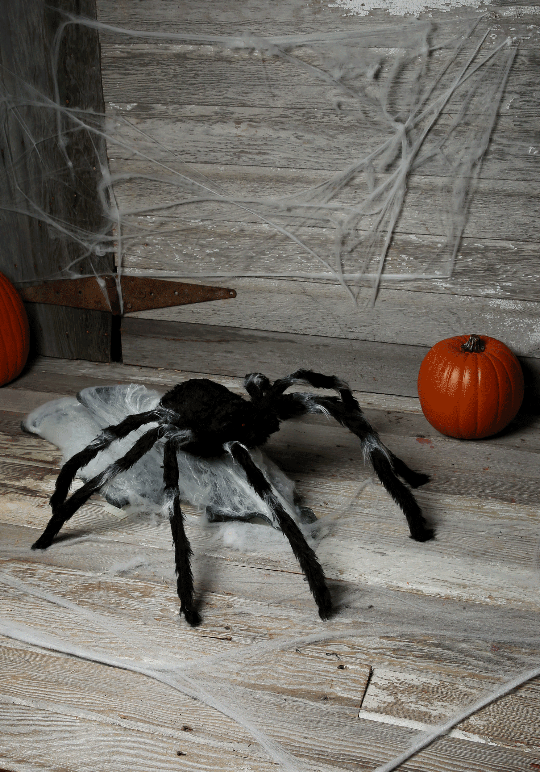 Giant 36″ Jumping Spider Animated Halloween Decoration