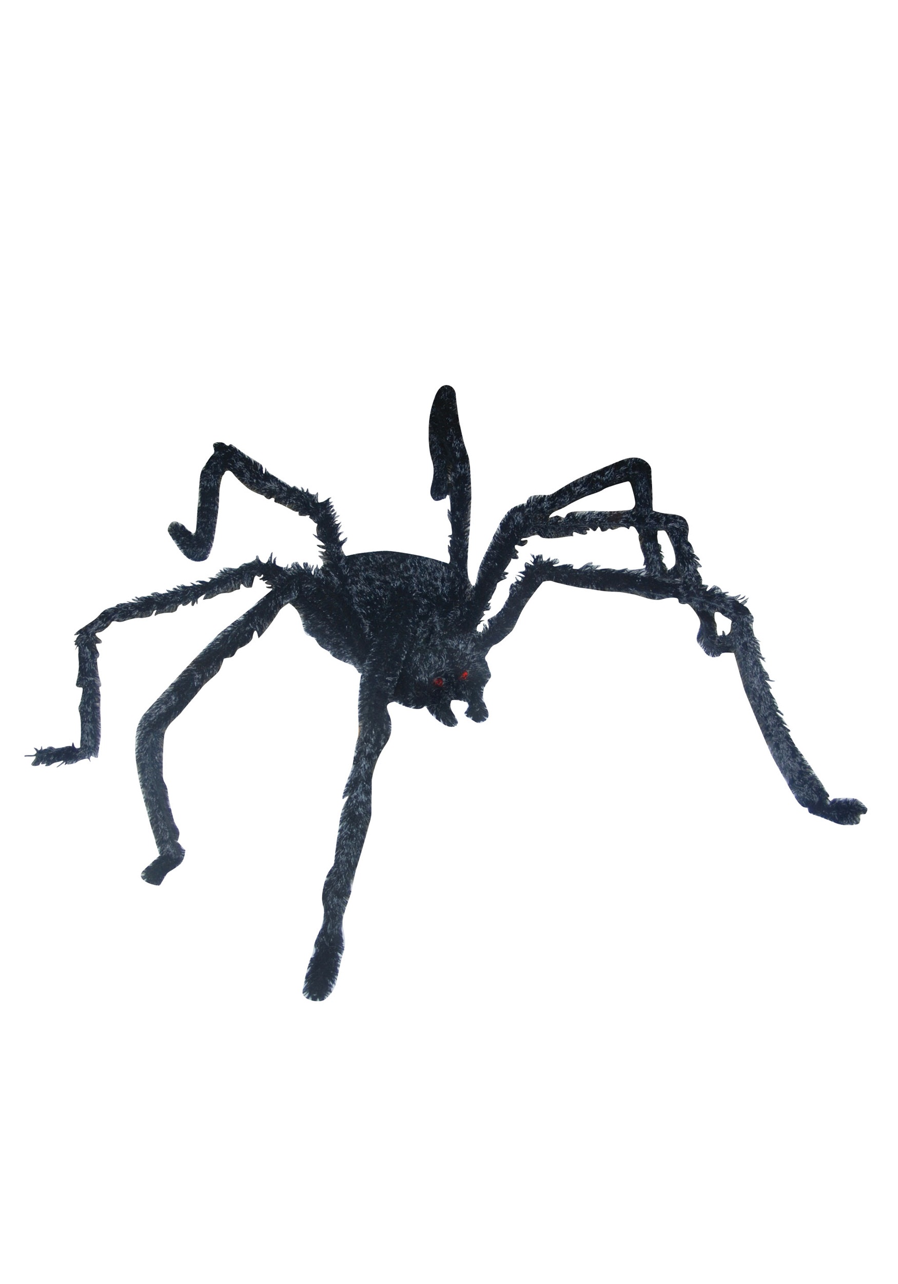 Giant Lightup Long Hairy Spider Halloween Decoration
